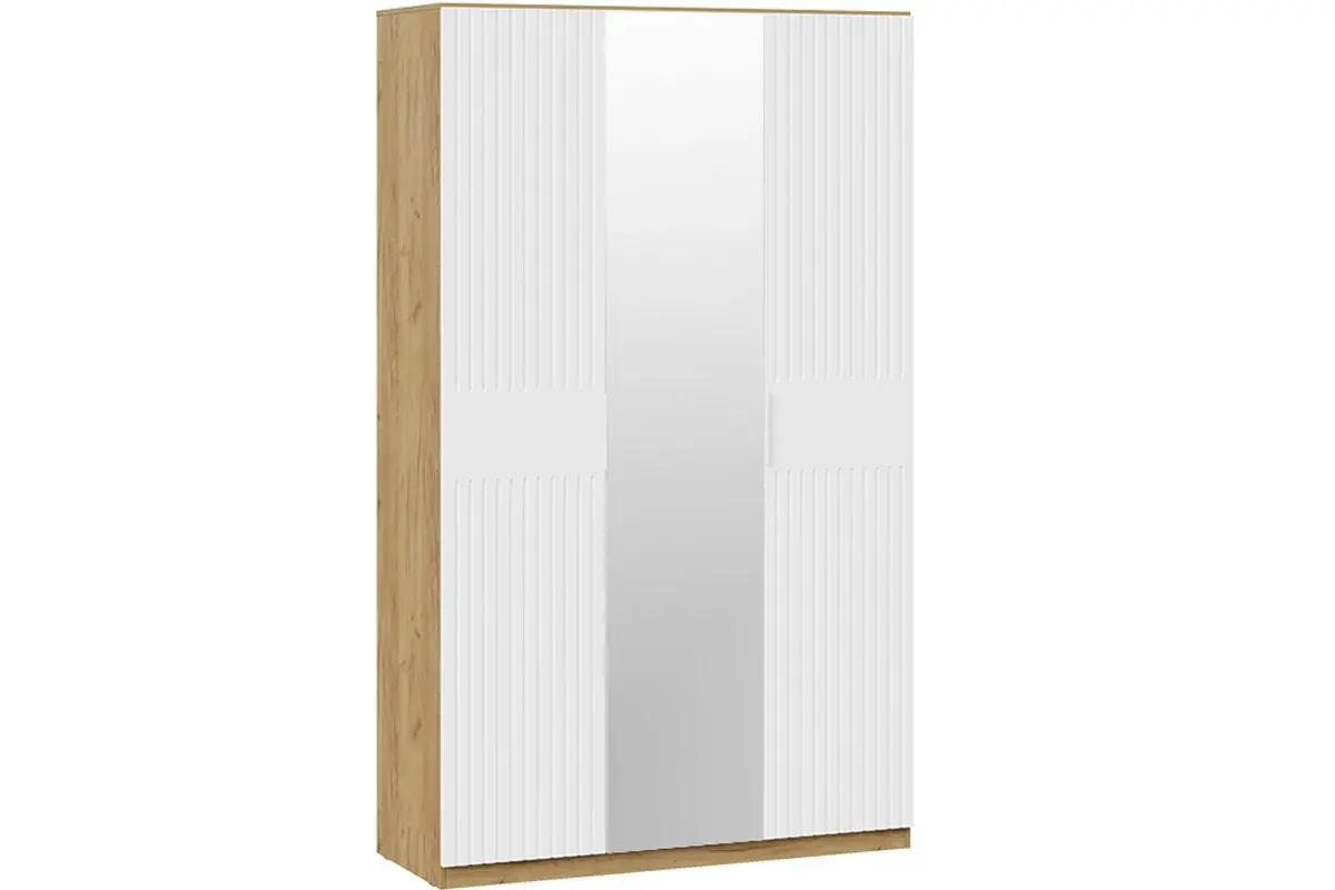 Спальный гарнитур Хилтон №1 (Дуб Крафт золотой/Белый матовый) - купить в Озерце