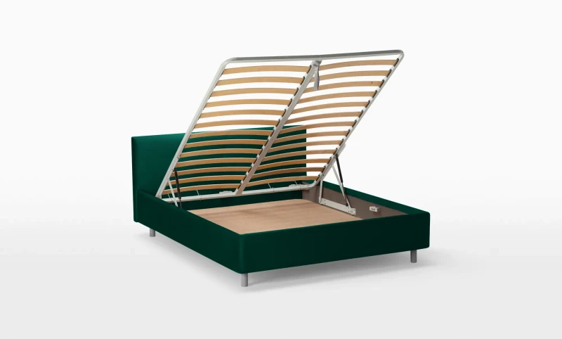 Кровать с подъемным механизмом Vanessa nova, ткань Sky Velvet 42, 140x200 - купить в Озерце