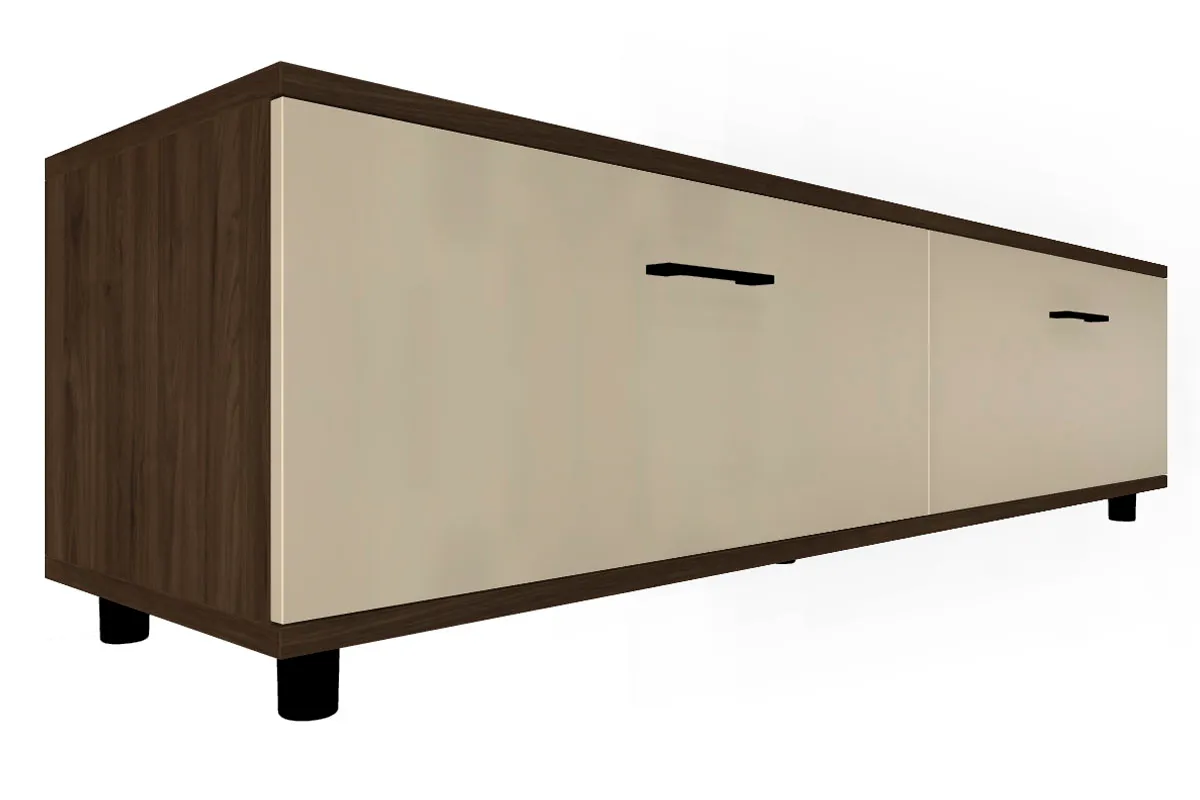 Гостиная Грейс комплект 2 (Гикори Джексон Темный/Кашемир Глянцевый) — Мебель-центр Озерцо