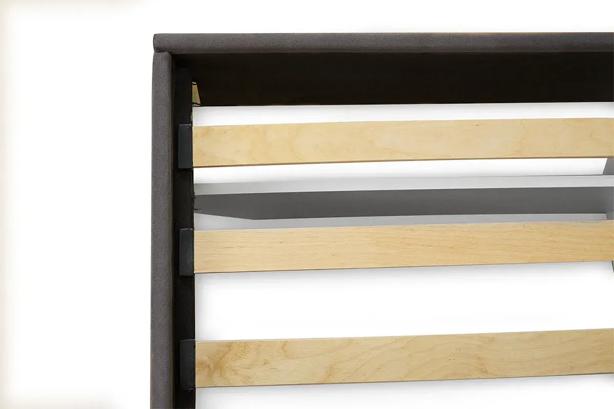 Кровать Каприз на латах 180х200 (Newtone ANTRACITE (серый)) - купить в Озерце