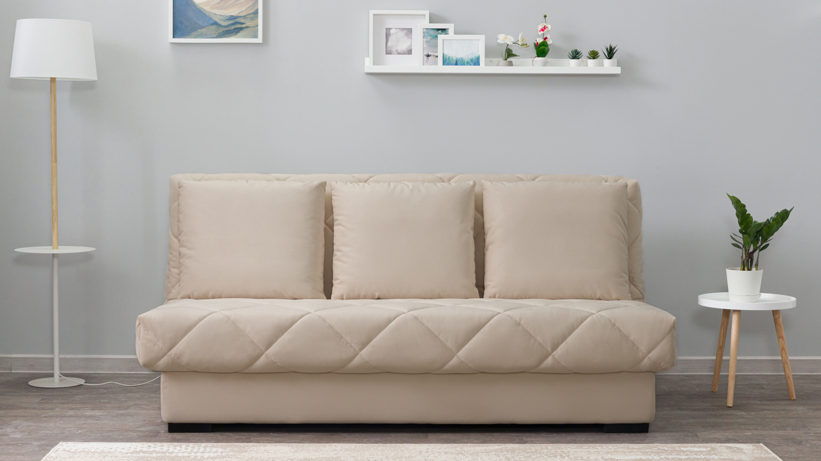 Диван Vega Nova Sky velvet 21 с коробом для белья 128x197 — купить в Озерце