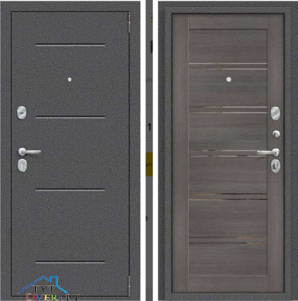 Porta R 104.П28 Антик Серебро/Grey Veralinga