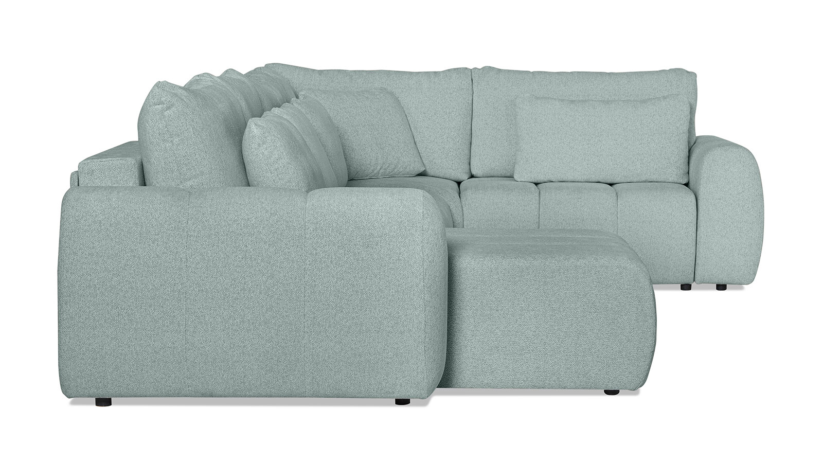 Диван -кровать П-образный Mellow-5 секц. ткань Raven 80 247x450 — купить в Озерце