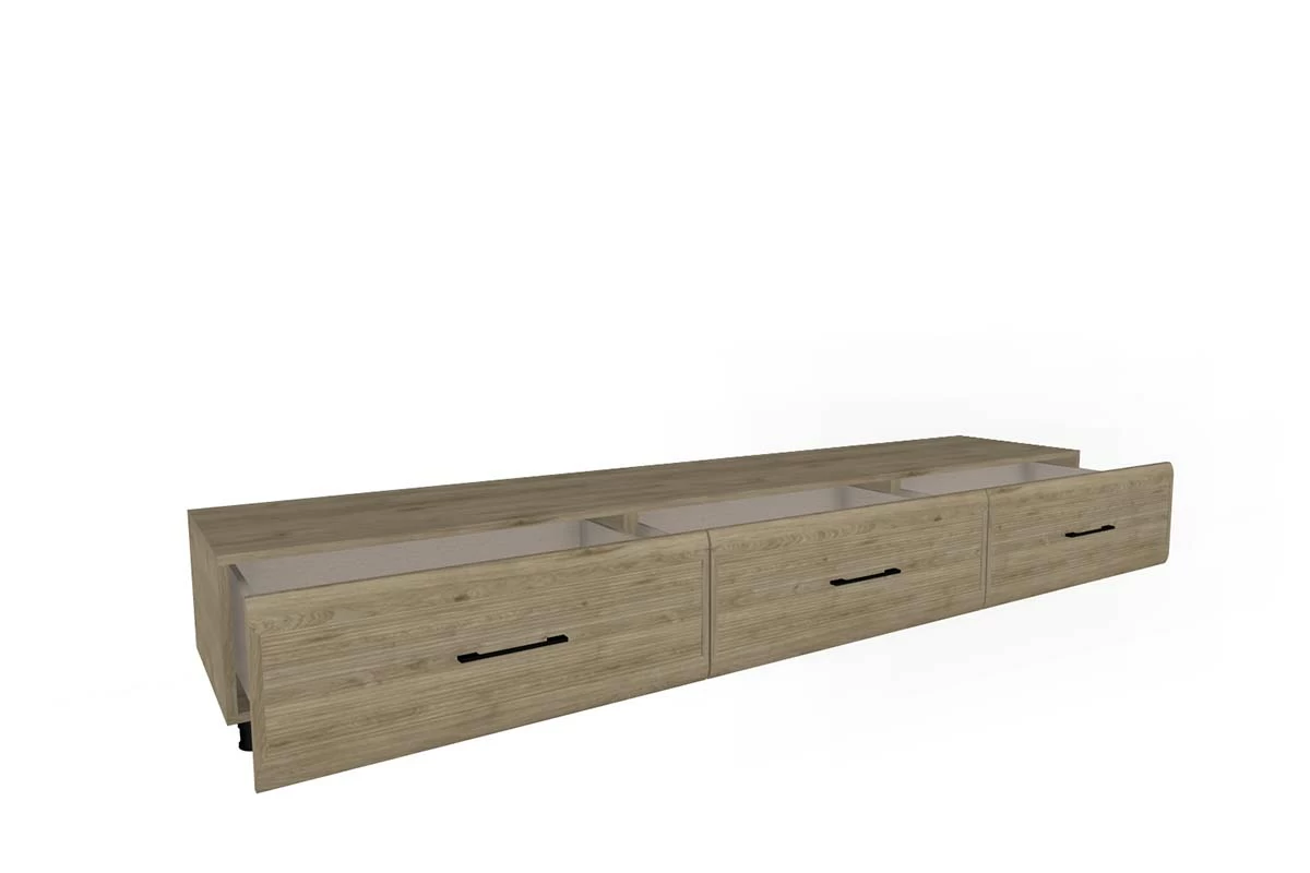 Тумба ТБ-2671 (Гикори Джексон Светлый) — Мебель-центр Озерцо