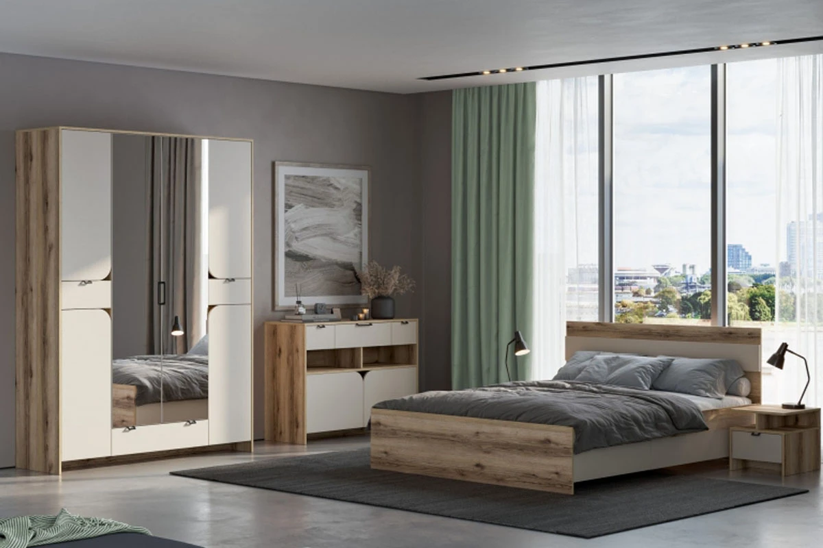 Шкаф Калипсо ЦРК.КЛС.01 (Делано светлый/Сатин) в мебель-центре Озерцо