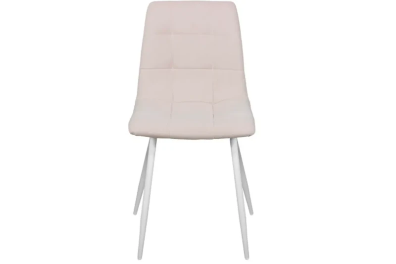 Стул Чили (Белый матовый/Велюр Dream Bone/Кремовый) СРП-052 - купить в Озерце