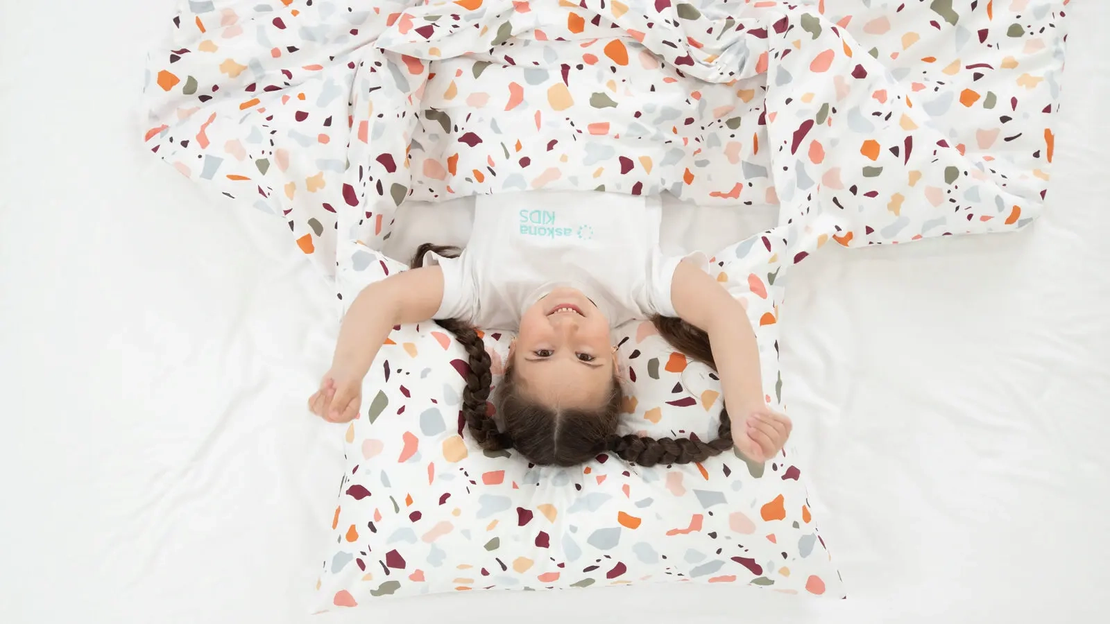 Постельное белье Askona kids Камушки 110x140 (детский), без простыни в мебель-центре Озерцо