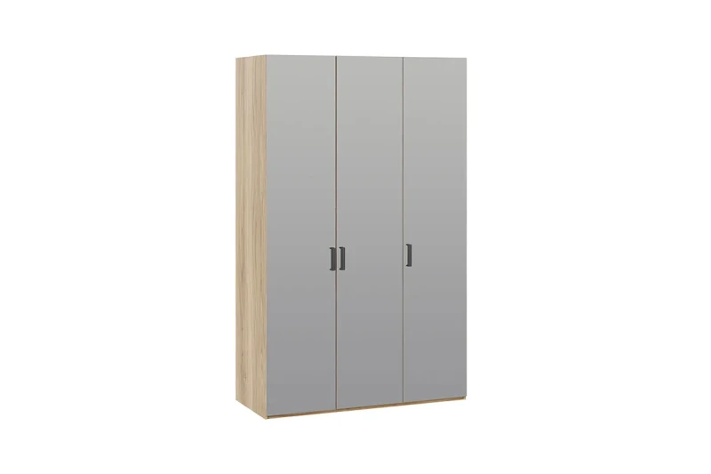 Шкаф комбинированный с 3 зерк. дв. правый Рико СМ-340.07.432 R (Яблоня Беллуно) в мебель-центре Озерцо