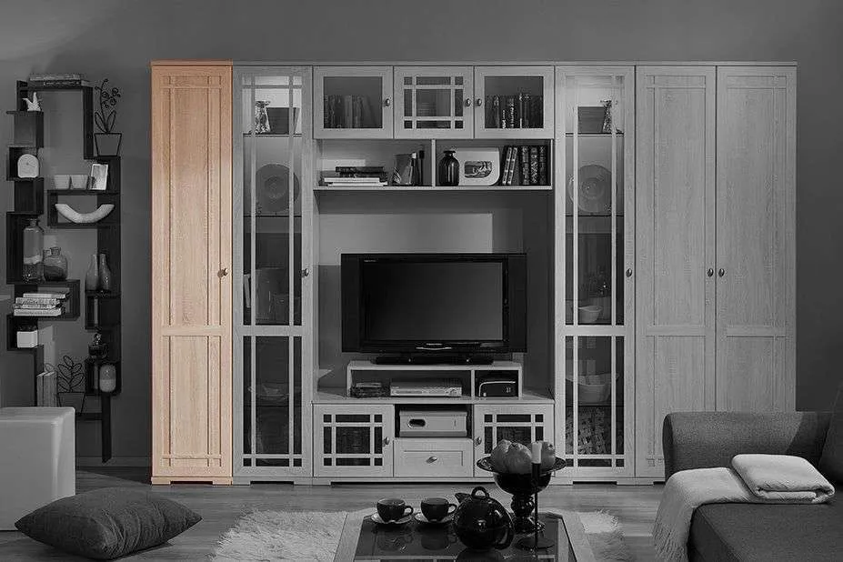 Sherlock 81 Шкаф для белья правый дуб сонома в мебель-центре Озерцо