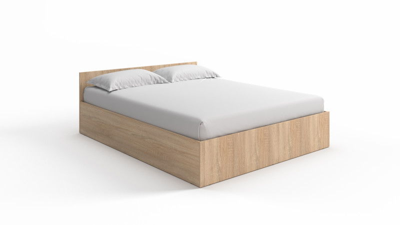 Кровать Pronto цвет Дуб Бардолино натуральный 140x200 - купить в Озерце