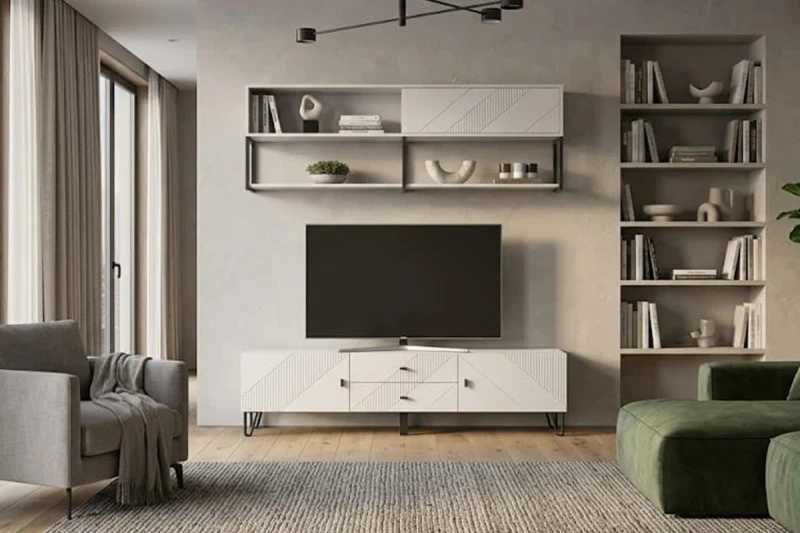Тв-зона Кашемир (Кашемир/Сантьяго) — Мебель-центр Озерцо