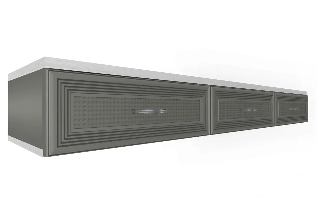 Гостиная Карина-23 (Снежный Ясень/Серый Оникс) — Мебель-центр Озерцо