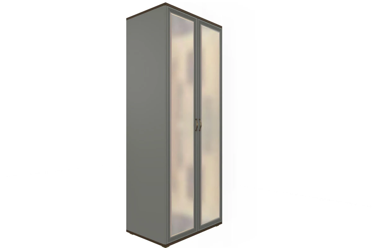 Готовый комплект для спальни СК-1005-ГТ-СО (Гикори Джексон Темный/Серый Оникс) - купить в Озерце