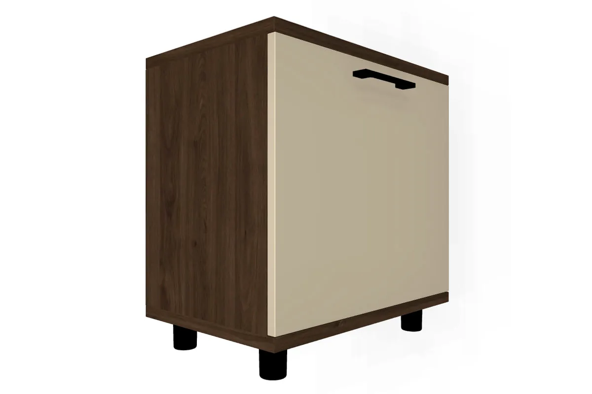 Прихожая Грейс комплект 8 (Гикори Джексон Темный/Кашемир Матовый) — Мебель-центр Озерцо