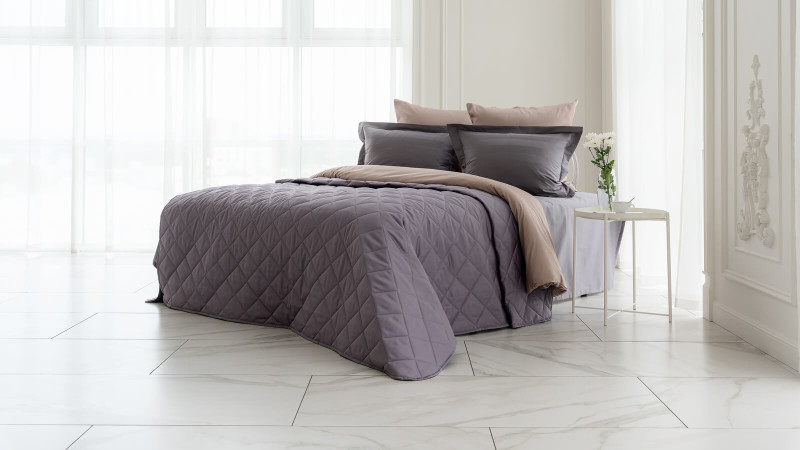 Покрывало хлопковое Askona Home, цвет лиловая дымка 220x240 в мебель-центре Озерцо