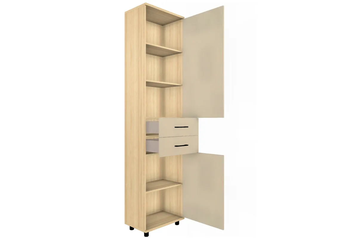 Шкаф многоцелевой ШК-5045-АС-КГ (Ясень Асахи/Кашемир Глянцевый) в мебель-центре Озерцо