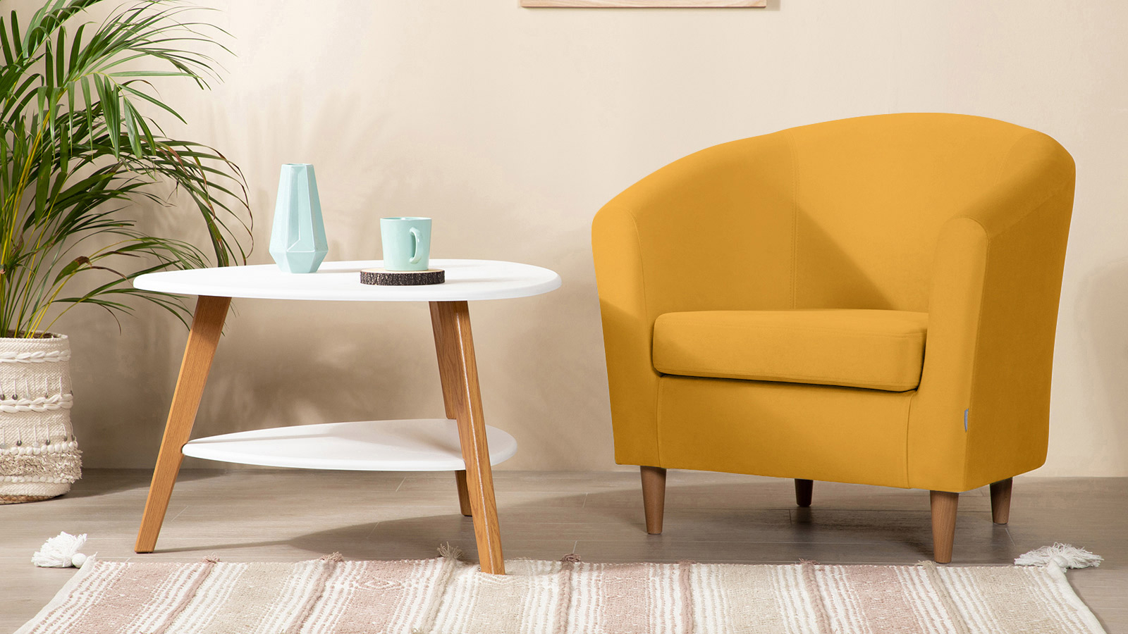 Кресло Moony Sky velvet 30, светлые ножки 75x80 — купить в Озерце