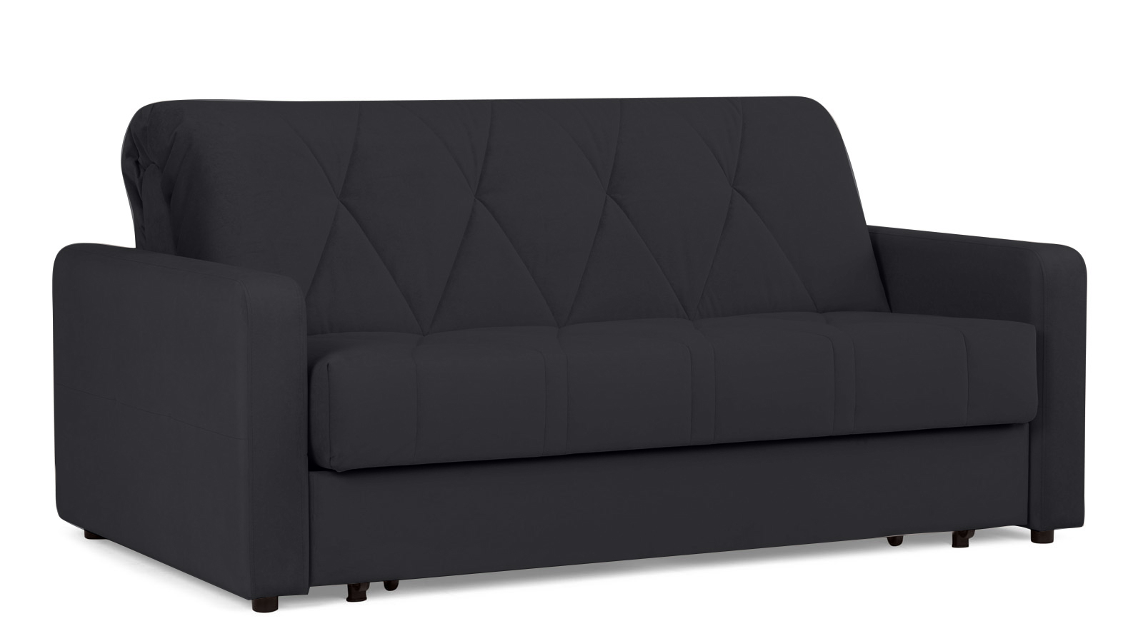 Диван - кровать Domo Pro стежка ромб, ткань Sky Velvet 38 140x216 — купить в Озерце