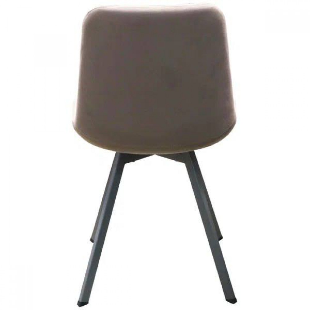 Стул поворотный 360 Гармония муар графит/ кофейный 3VELU06 - купить в Озерце