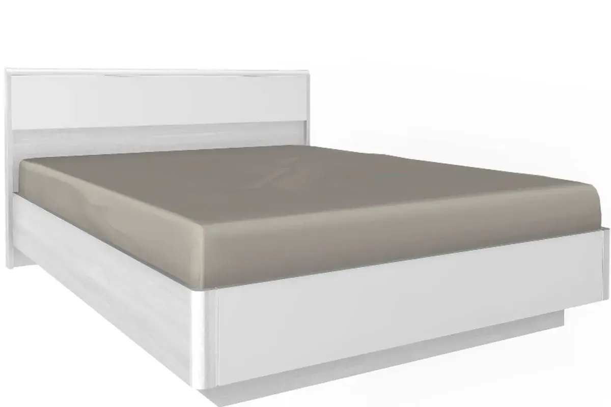 Спальня Грейс комплект 6 (Снежный Ясень/Белый Бриллиант Глянцевый) - купить в Озерце