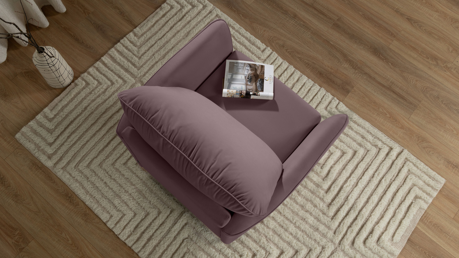 Кресло Laguna, Тк. Casanova Lilac 87x92.5 — купить в Озерце