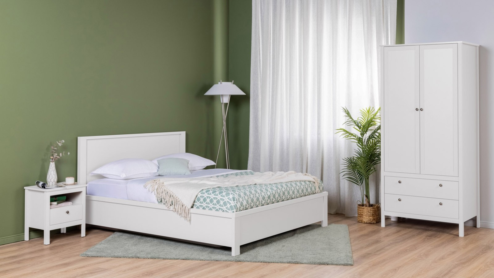 Кровать с подъемным механизмом Kasli, цвет Белый, 160x200 - купить в Озерце