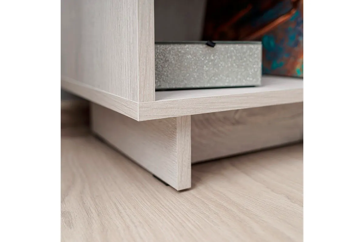 Тумба с ящиком Флекс 27 (Дуб Шавиниган) — Мебель-центр Озерцо