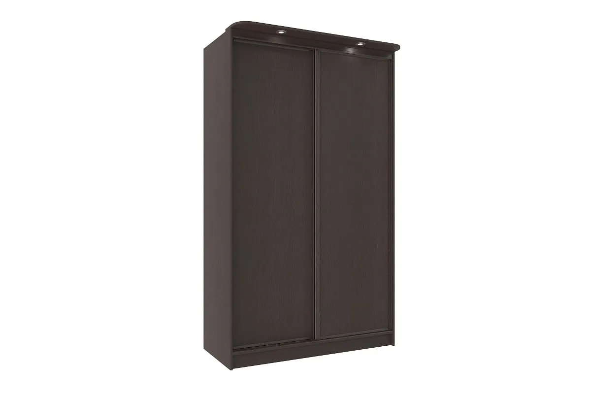 Шкаф-купе 1350 Домашний ЛДСП/ЛДСП (Венге) в мебель-центре Озерцо