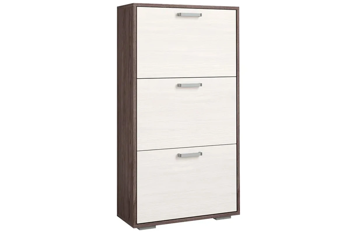 Прихожая Бриз (Анкор тёмный/Анкор белый) — Мебель-центр Озерцо