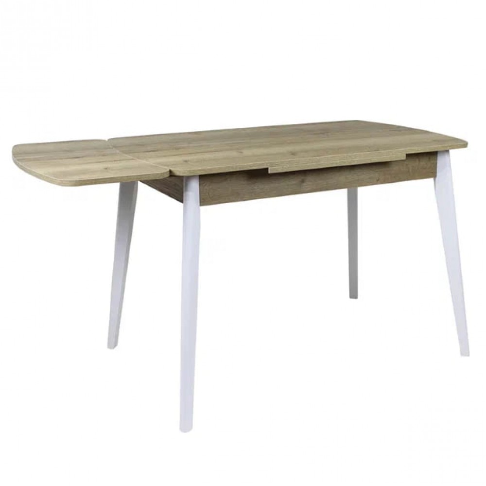 Стол СИЭТЛ 60х90 дуб натуральный/белое подстолье ТИП-НД - купить в Озерце