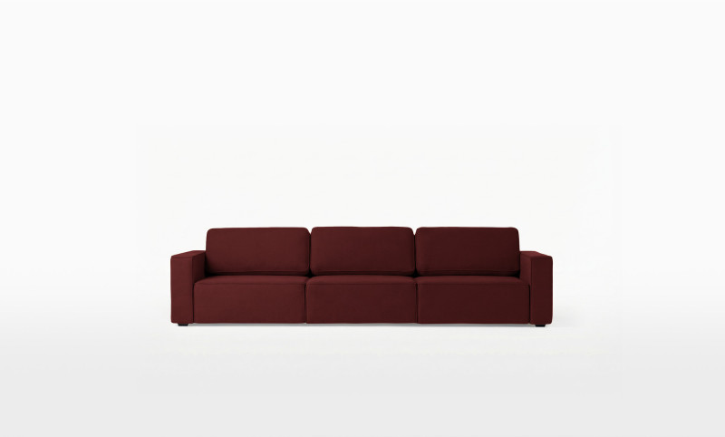 Диван Ralf, 3-х секционный, ткань Sky Velvet 32 122x346 — купить в Озерце