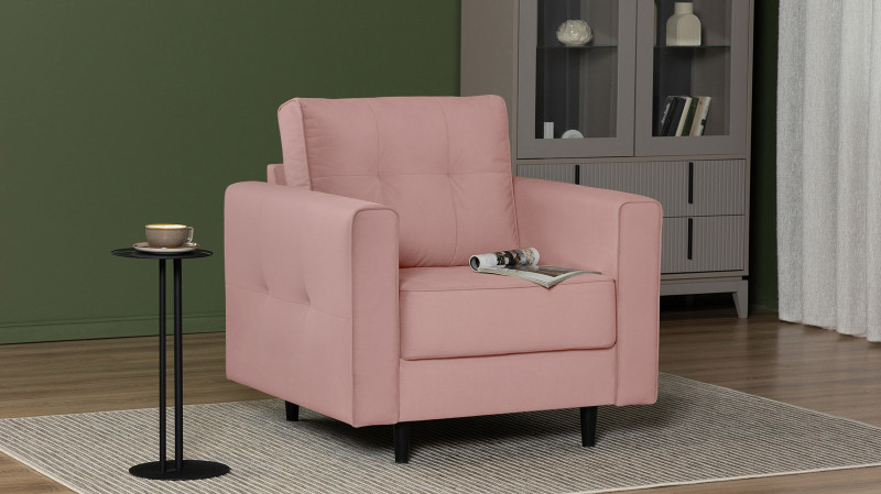 Кресло Amani Pro, Тк. Sky Velvet 01 (подлокотник: 15 см) 89x93.5 — купить в Озерце