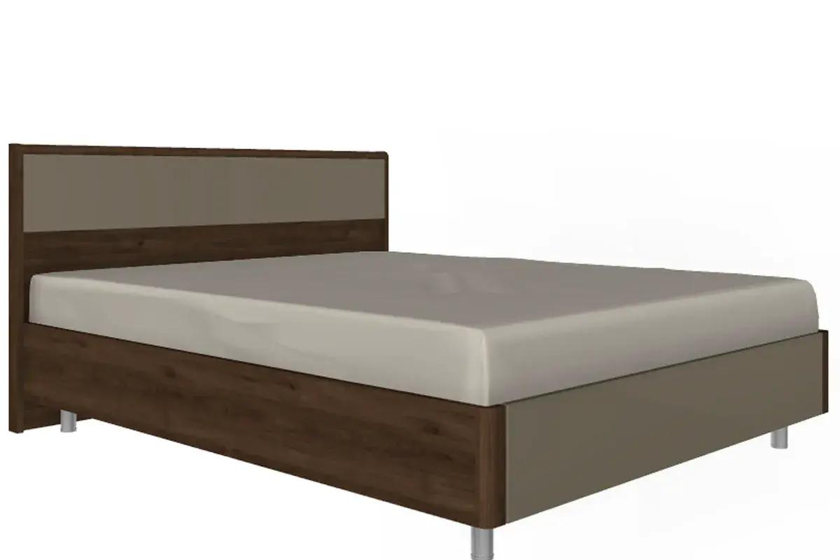 Спальня Грейс комплект 4 (Гикори Джексон Темный/Латте Матовый) - купить в Озерце