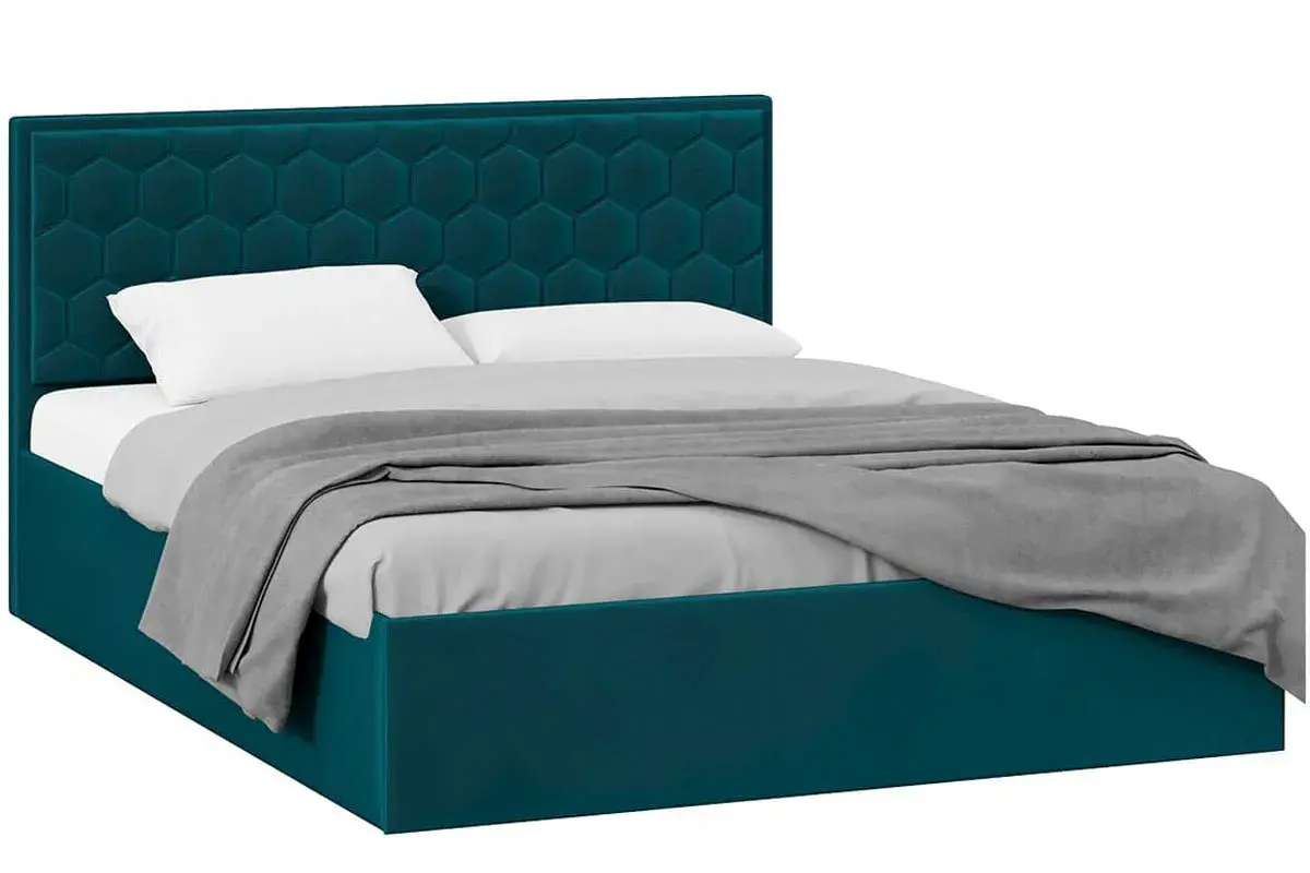 Кровать универсальная Порто без ПМ 160х200 (Велюр/Confetti Izumrud) - купить в Озерце