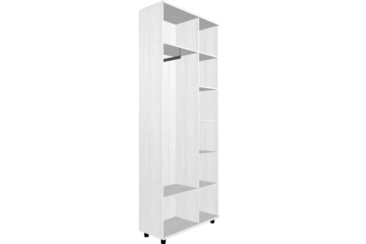 Шкаф многоцелевой ШК-5033-СЯ-БГ (Снежный Ясень/Белый Бриллиант Глянцевый) в мебель-центре Озерцо