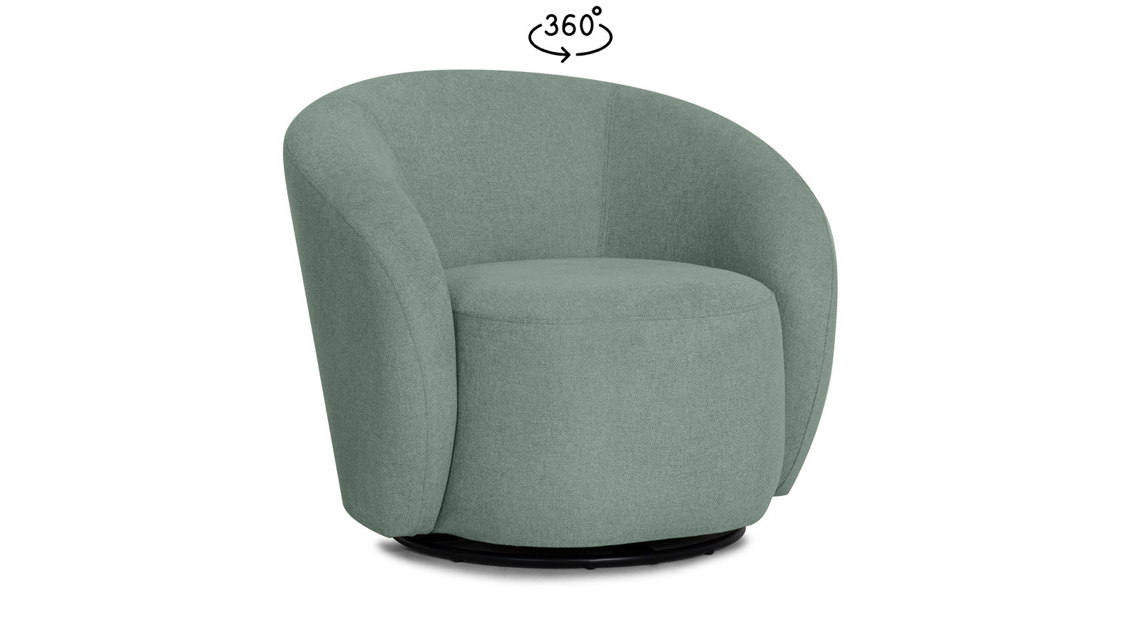 Кресло поворотное Nuage, ткань Forte 15 86x90 — купить в Озерце