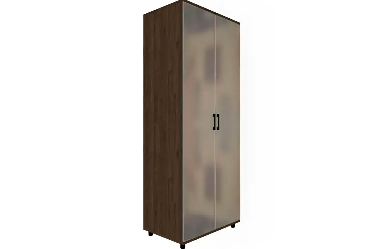 Спальня Грейс комплект 1 (Гикори Джексон Темный/Антрацит Матовый) - купить в Озерце