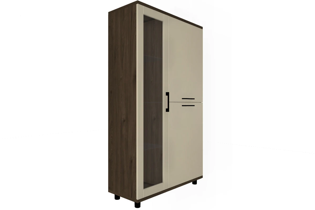 Гостиная Грейс комплект 8 (Гикори Джексон Темный/Кашемир Матовый) — Мебель-центр Озерцо