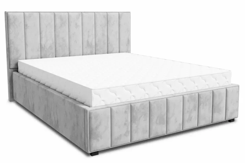 Кровать Кордова-1 с ПМ 160х200 (Lovers-8 / Серый) 2 кат. - купить в Озерце