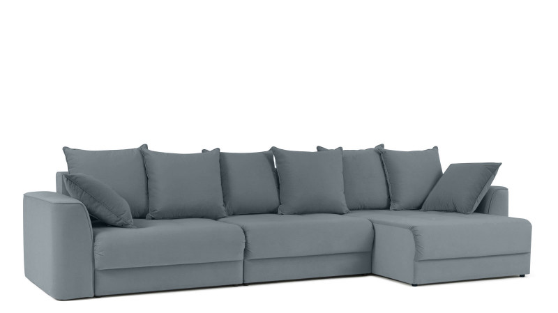 Диван угловой Monako New, Тк. Sky Velvet 18 156x356 — купить в Озерце