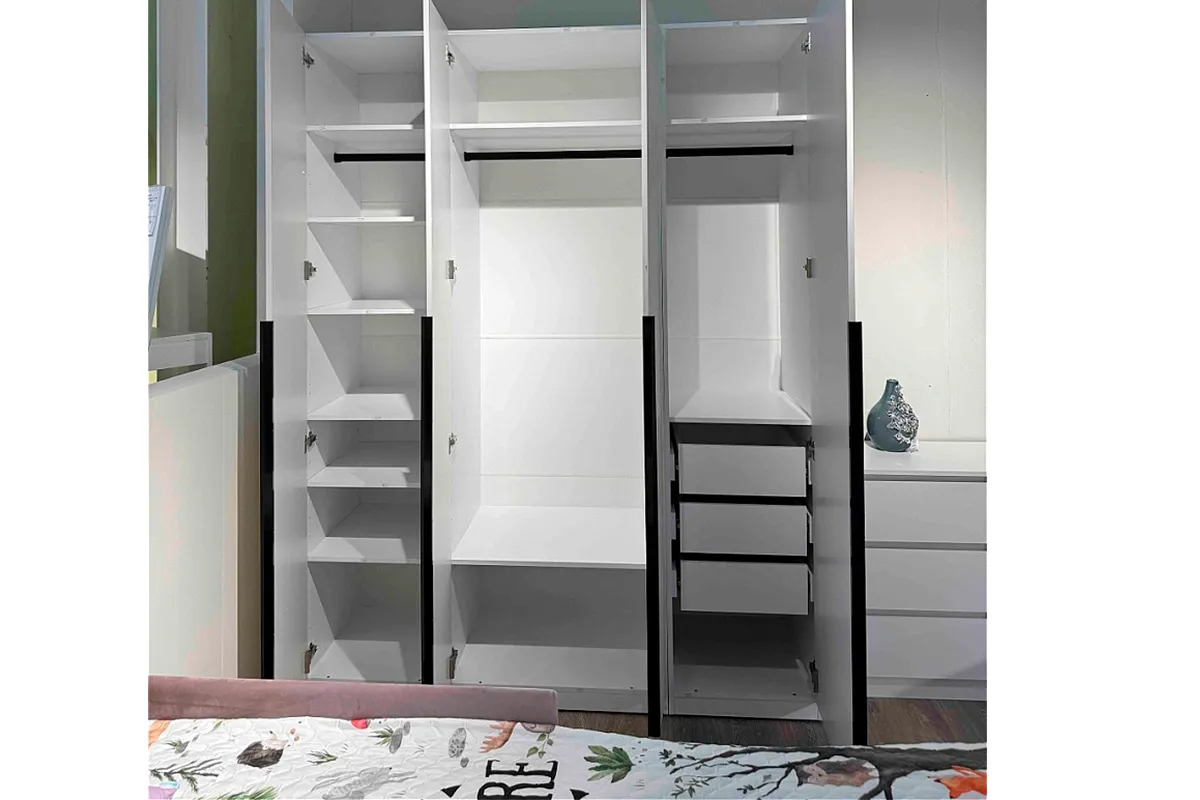 Корпус шкафа для гардеробной системы Квадро (50х55.7) (Белый) — Мебель-центр Озерцо