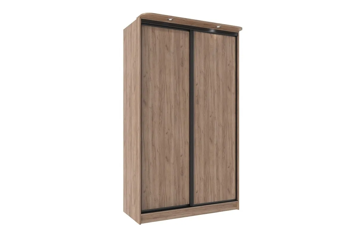 Шкаф-купе 1350 Домашний ЛДСП/ЛДСП (Дуб Табачный Craft) в мебель-центре Озерцо