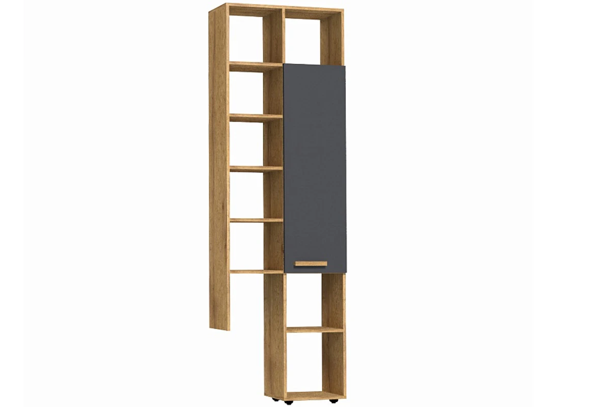 Гостиная Crown №3 (Дуб Золотистый/Графит) — Мебель-центр Озерцо