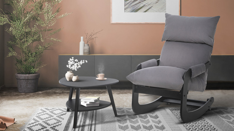 Кресло-трансформер Emersund new 74x80-107, Тк. Velutto 32 венге — купить в Озерце