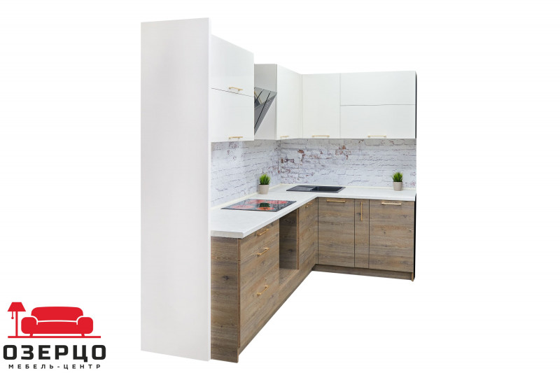 Кухня "Вам к Нам" угловая лдсп+пластик — в мебель-центре Озерцо