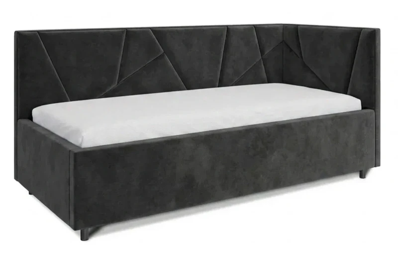 Кровать Рица с ПМ 90х200 (Teddy 020 / Правый угол) - купить в Озерце