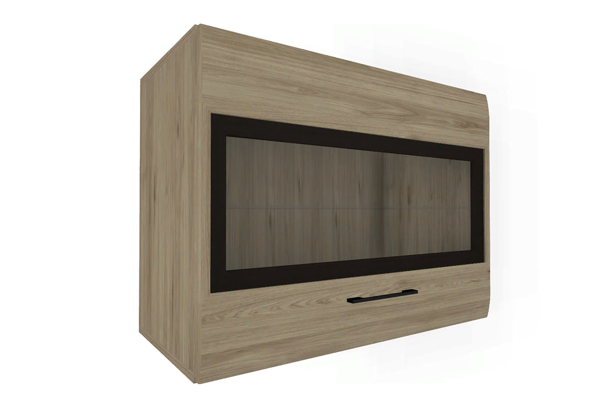 Гостиная Камелия-10 (Гикори Джексон Светлый комбинированный) — Мебель-центр Озерцо