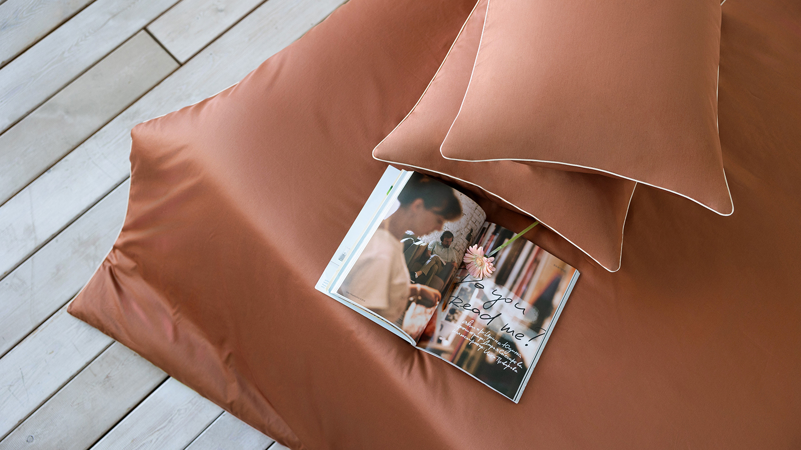 Постельное белье Maco Sateen Limited, цвет: Терракот (евро) 200х220, без простыни 200x220 в мебель-центре Озерцо