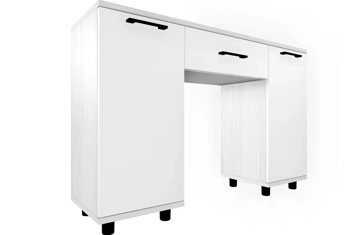 Спальня Грейс комплект 7 (Снежный Ясень/Белый Бриллиант Глянцевый) - купить в Озерце