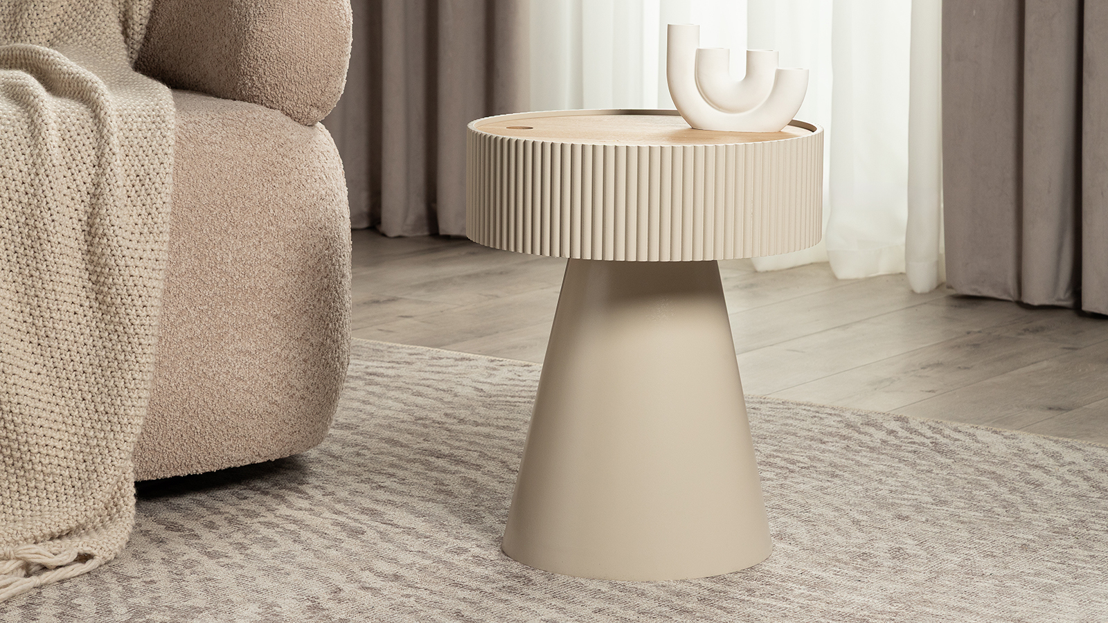 Журнальный столик Vels, цвет капучино 38.5x38.5 — купить в Озерце